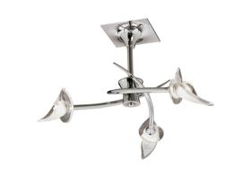Flavia Polished Chrome Ceiling Lights Mantra Modern Ceiling Lights Flavia Polished Chrome Ceiling Lights Mantra Modern Ceiling Lights